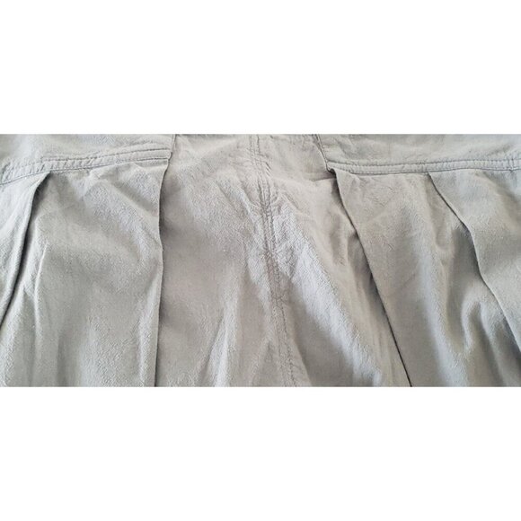 NEW FREE PEOPLE HEARTBREAKER GRAY PLEATED MINI SKORT SZ 12 - Picture 7 of 10